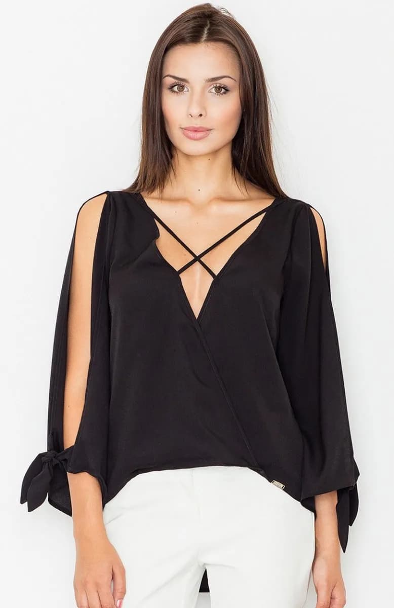 Eleganckie czarne bluzki wieczorowe: stylowe propozycje dla wymagających kobiet